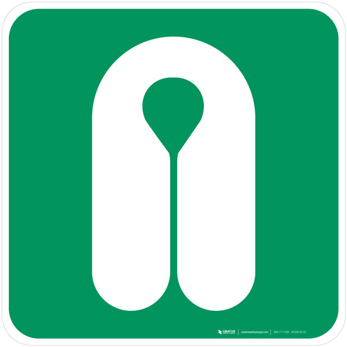 Lifejacket Safe Condition - ISO Floor Sign
