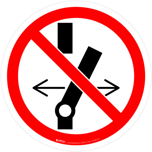 Do Not Alter the State of the Switch Prohibition - ISO Floor Sign