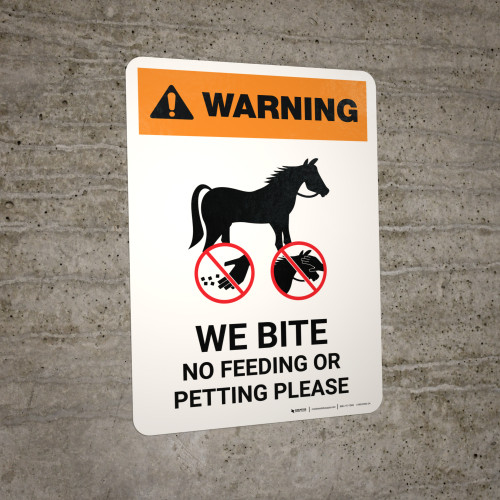 no biting sign printable