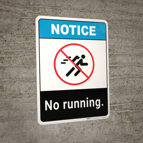 no running sign printable
