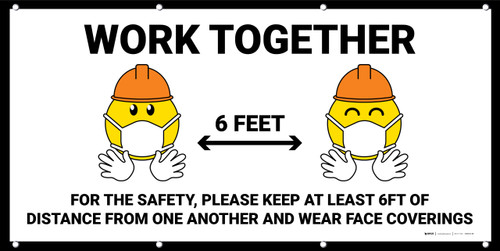 Work Together with Emojis - Banner