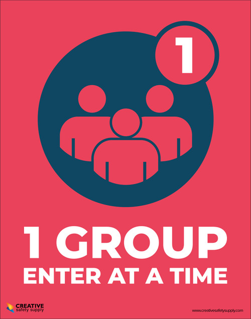 One Group Enter At A Time - Poster