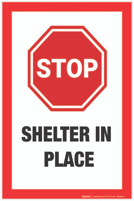 Stop: Shelter In Places - Label