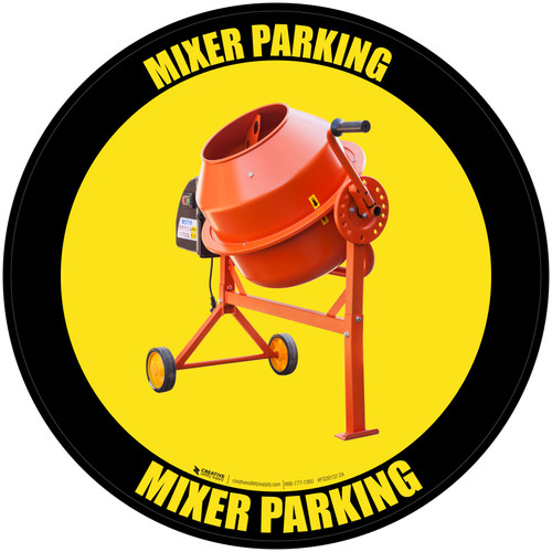 Mixer Parking - Floor Sign