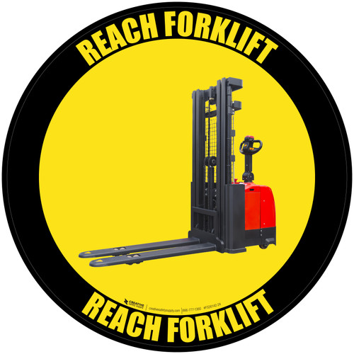 Reach Forklift - Floor Sign