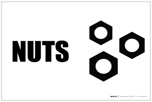 Nuts with Icon Landscape - Label