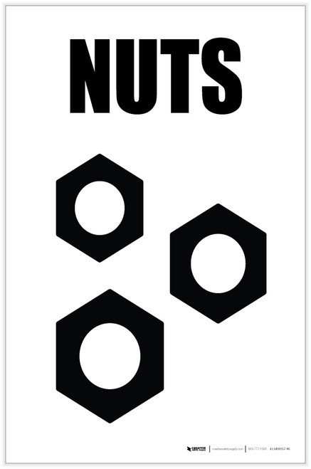 Nuts with Icon Portrait - Label