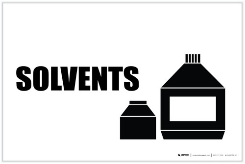 Solvents with Icon Landscape - Label