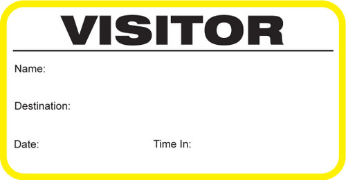  C-Line Visitor Badges with Registry Log, 150 Badges per Book,  1 Registry (97030) : Identification Badges : Office Products