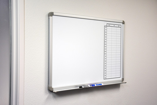 Alternate Days Schedule 10X21 - Whiteboard Overlay