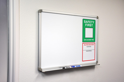 Safety Record 10X21 - Whiteboard Overlay
