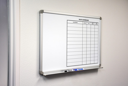 Sales-Leaderboard 21X21 - Whiteboard Overlay