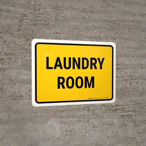 Laundry Room Landscape - Wall Sign