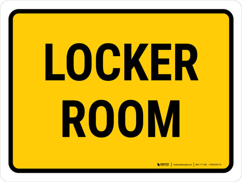 Locker Room Landscape - Wall Sign