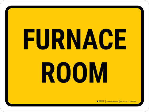 Furnace Room Landscape - Wall Sign