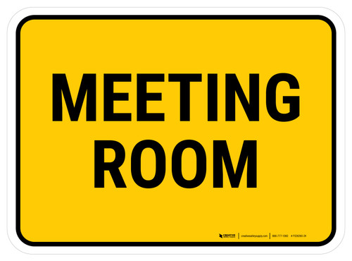 Meeting Room Rectangular - Floor Sign