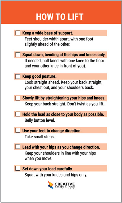 Safe Lifting Wallet Card