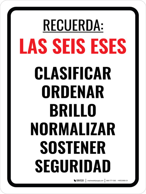 Seis S - Wall Sign