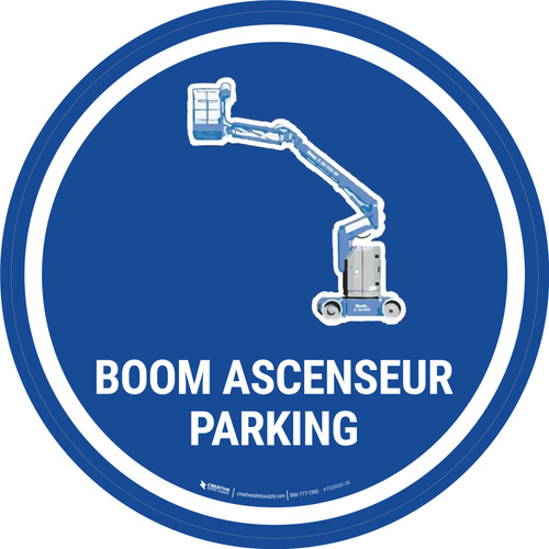 Boom Ascenseur Parking De-Chaussée Signe