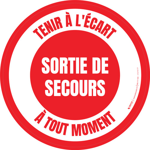 Sortie De Secours Étage Signe