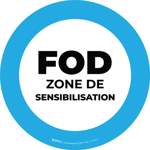 FOD Zode de Sensibilisation de Type A Étage Signe