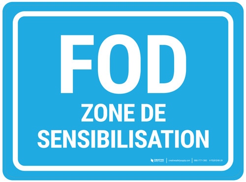 FOD espace de Sensibilisation - De-Chaussée Signe