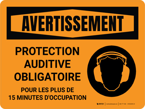 Avertissement: Risque de Choc Électrique Tension DC (Warning: Electrical Shock Hazard DC Voltage) French Portrait - Wall Sign