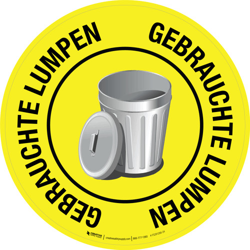 Gebrauchte Lumpen (Used Rags) Circular German - Floor Sign