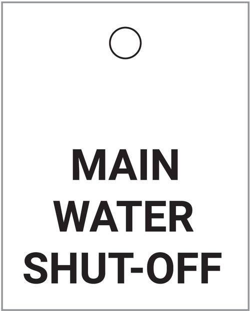 Main Water Shut Off Valve Tag main-water-shut-off-valve-tag