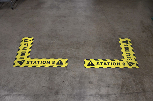 Station 8 - Floor Sign Corner
