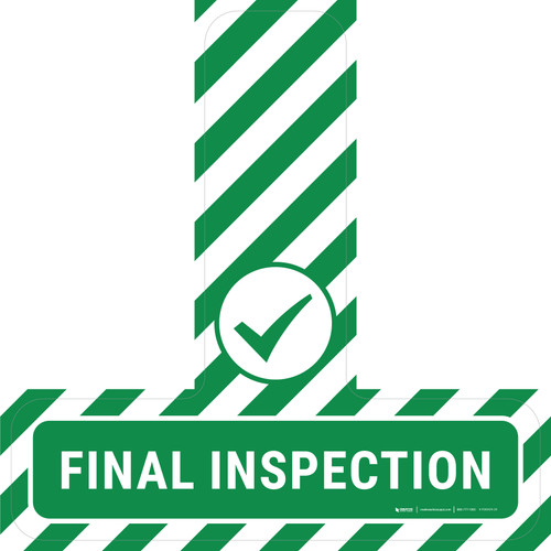 Final Inspection - Floor Sign T's