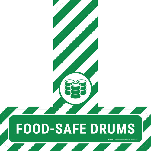 Food-Safe Drums - Floor Sign T's