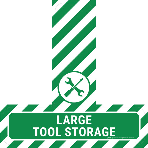 Large Tool Storage - Floor Sign T's