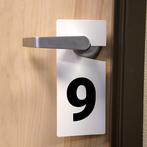 Number 9 - Door Hanger