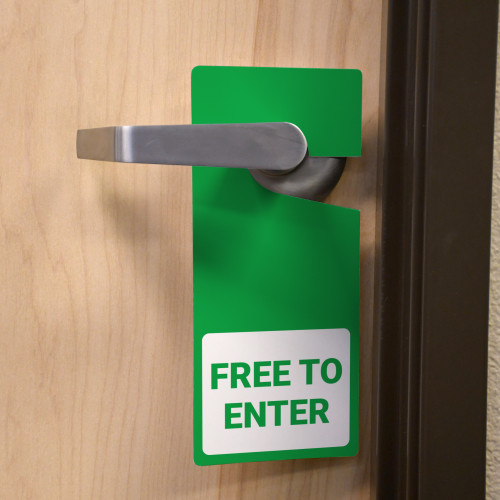 Free to Enter - Door Hanger