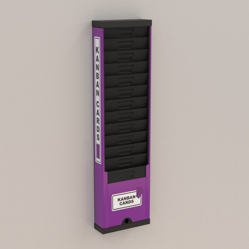 Kanban Card Rack - Purple | Creative Safety Supply