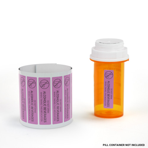 Do Not Drink Alcoholic Beverages When Taking This Medication - Pharmaceutical Auxiliary Labels