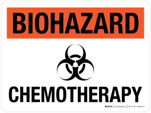 Biohazard - Chemotherapy Landscape - Wall Sign