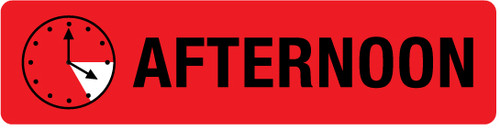 Afternoon - Pharmaceutical Auxiliary Label