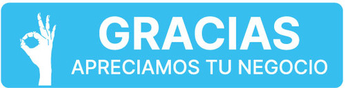 Thank You We Appreciate Your Business (Spanish) - Pharmaceutical Auxiliary Label