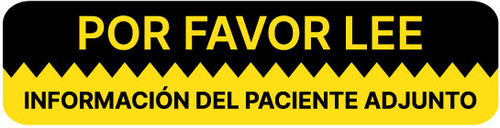 Please Read Enclosed Patient Information (Spanish) - Pharmaceutical Auxiliary Label