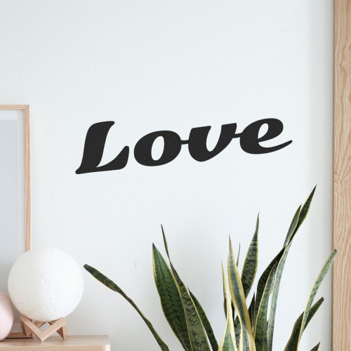 Love (Thick Script) - Wall Decor