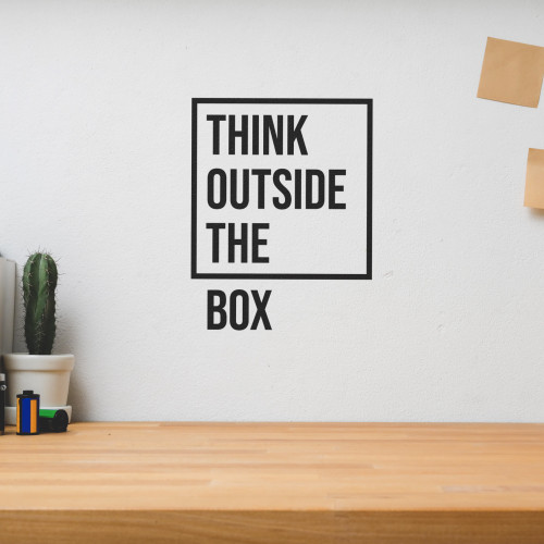 Think Outside The Box - Wall Decor