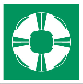 Water Life-Saving Equipment Safe Condition - IMO Glow Label