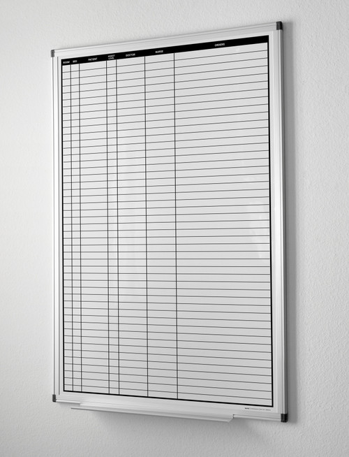 Patient Orders Portrait Whiteboard