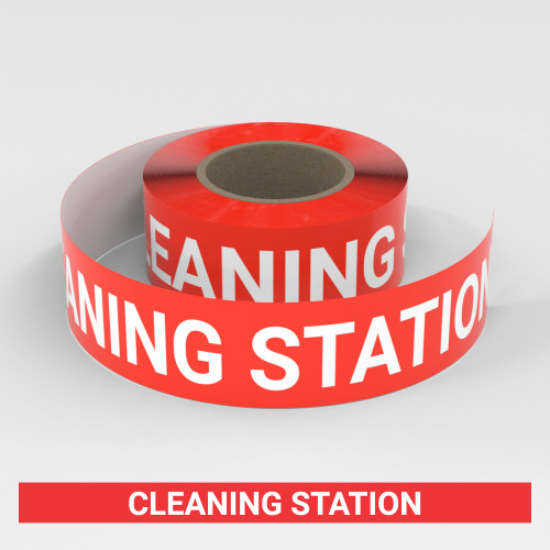 Cleaning Station - Smart Stripe Inline Printed Floor Tape