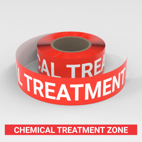 Chemical Treatment Zone - Smart Stripe Inline Printed Floor Tape