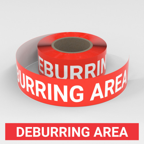 Deburring Area - Smart Stripe Inline Printed Floor Tape