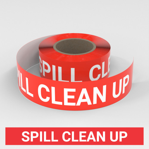 Spill Clean Up - Smart Stripe Inline Printed Floor Tape