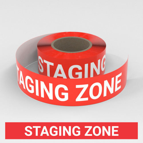 Staging Zone - Smart Stripe Inline Printed Floor Tape